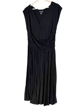 who what wear black lace dress BLACK LACE DRESS WITH NECKLINE